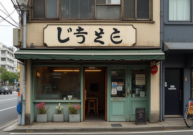 横浜元町カフェの外装・内装全面改装: Before